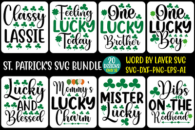 st. patrick's svg bundle