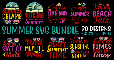 summer svg bundle