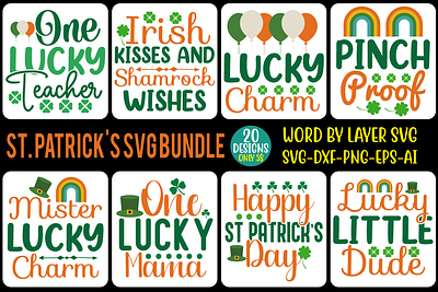 st. patrick's svg bundle