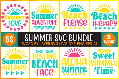summer svg bundle