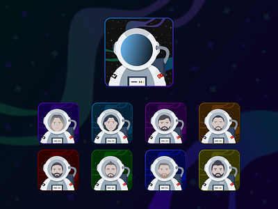 Person Icons astronaut graphic design icon illustration person website