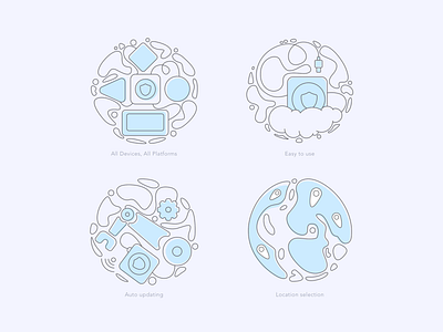 Betterspot features anonymity device illustration illustrator locations privacy router security vector vpn