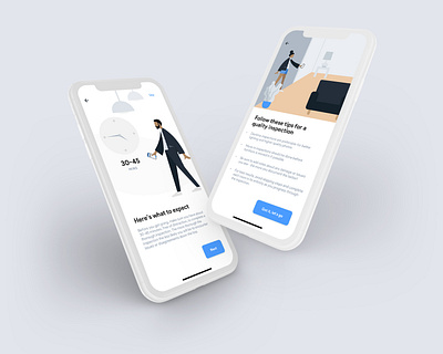 Rentcheck Walkthrough Screens humaan icons illustration ios13 iphone 11 iphone x onboarding onboarding ui walkthrough walkthroughs