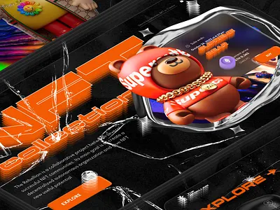 "The Rebbelion" NFT Marketplace crypto crypto art design illustration interface nft nft art nft marketplace ui ux web design