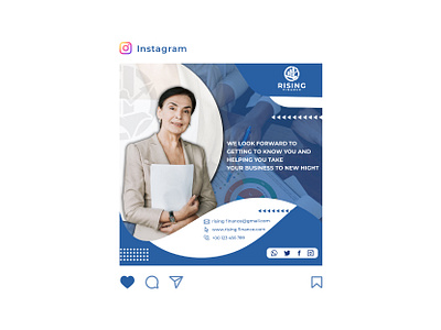 Instagram Post Design branding business design finance graphic design illustration instagram post social media design