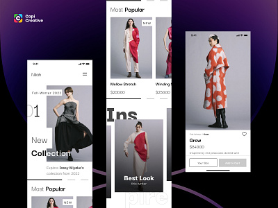 Fashion eCommerce UI concept app capi creative design dropshipping e commerce ecom ecommerce logistic mobile mobile app online shop product shopify uidesign uxdesign