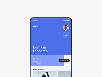 UFPel - University App ui university user interface ux ux design