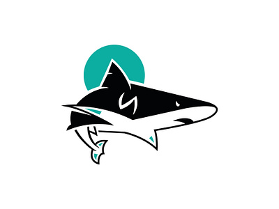 Wild Shark Logo branding mascot mascot logo nature ocean sea shark shark logo sports branding vector logo white shark wild