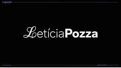 Identidade Visual - Letícia Pozza A woman in tech aesthetics branding identity branding instagram logo templatesdesign