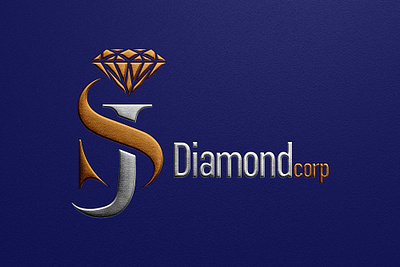 S & J Dimond corp design graphic design logo typography