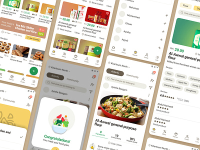 E-Commerce & Food Planner App UI/UX app design experience figma mobileapp product protopie ui user ux