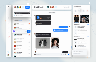 Modern Messaging Platform UI Design business chat chat communication tool file sharing group chat interactive ux messages messaging messaging dashboard messaging platform messaging system modern ui platform design team collaboration ui design user friendly user interface ux design ux ui voice messages