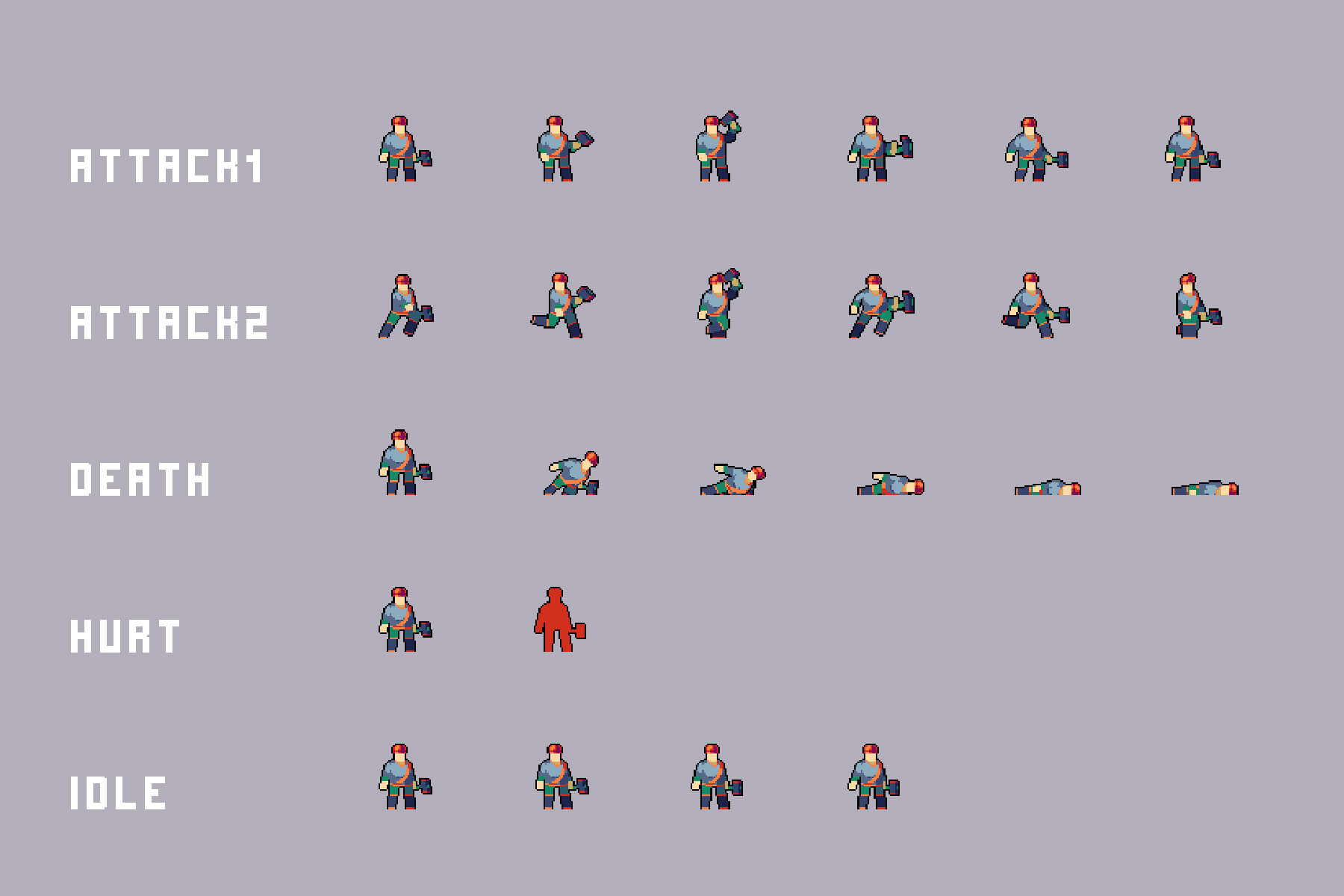 Sewerage Character Bosses Pixel Art by 2D Game Assets on Dribbble