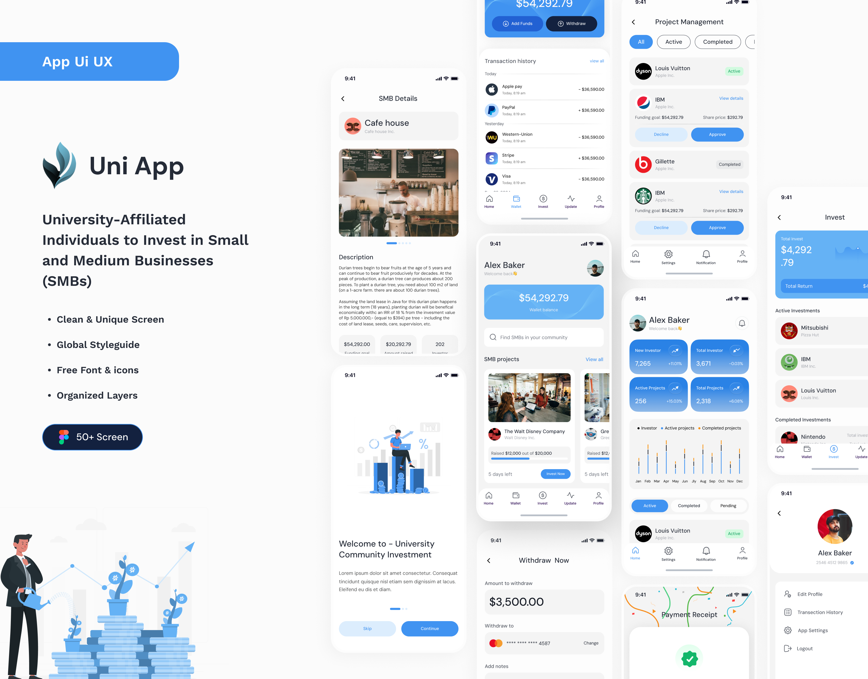 Example of Modern UI UX Design For Your App And Web
