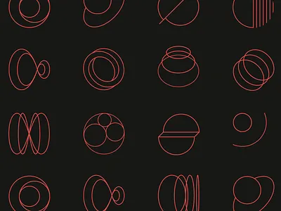 Genki Instruments - Custom E-commerce animated icons animation black icons minimal motion motion design red ui webdesign