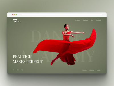 Dance css design dance design graphic design illustration internet responsive design ui ux web design web development