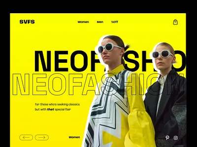 Fashion brand black ui collage concept design creative view debut shot domina creative dribbble grow dribbble growth fashion brand landing new shot recent shot recent shots street fashion website creative yellow yellow black ui yellow ui yellow website