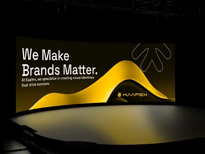 Kaafex - We Make Brands Matter 3d ai animation branding graphic design logo motion motion graphics ui