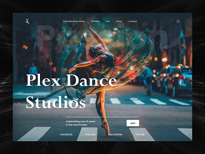 Plex Dance Studio Website acedemy artist branding classes dance dancer dancing design figma hip hop illustration landingpage logo music plex school studio ui ux web
