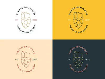Brewery logo 🍻 beer brand branding brewery clean design color combination colors design graphic design illustration logo logo design minimalism