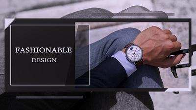 Classic Wrist watch advertisement 2d after effects animation design motion design motion graphics