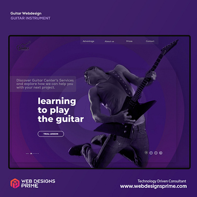 Guitar Instrument appdeveloper appdevelopment designideas digital guitar instrument uidesign uxdesign web webdesign webdesignsprime websitedesign