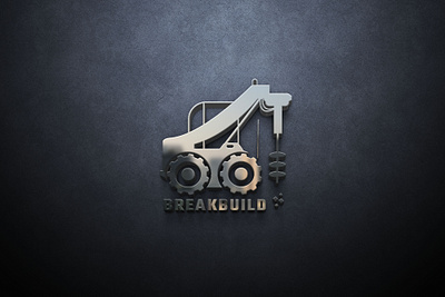 The logo of a construction equipment rental company! equipment graphic design logo logotype rental vector