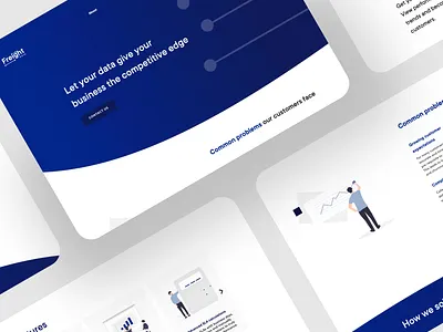 Freight Data Website branding design logo skyrocket skyrocket new zealand ui website website design website design company