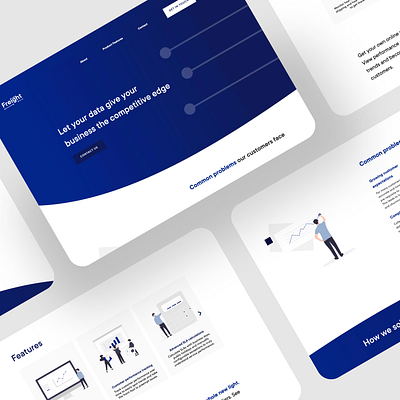 Freight Data Website branding design logo skyrocket skyrocket new zealand ui website website design website design company