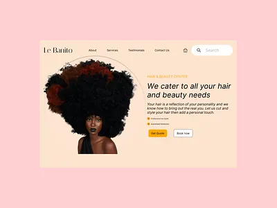 Le Banito - Hair Booking Website app branding design graphic design illustration logo typography ui ux vector