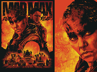 MAD MAX : Fury Road graphic design illustration poster poster art