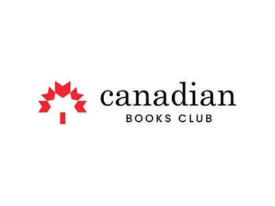 canadian books club book canada canadian club edtech education learning logo minimal school simple student teacher technology