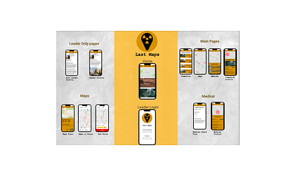 Last Maps App app design graphic design ui