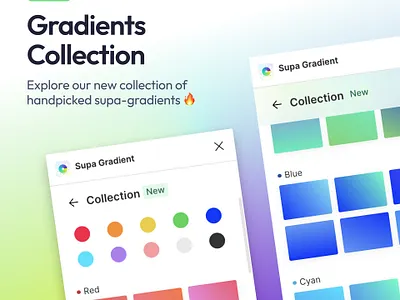 Supa Gradient - Gradients collection figma gradient gradients plugin ui ux