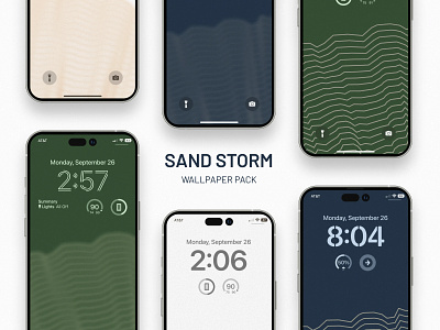 Sand Storm - Mobile Wallpaper Pack desert iphone wallpapers minimal mobile wallpapers wallpaper pack wallpapers