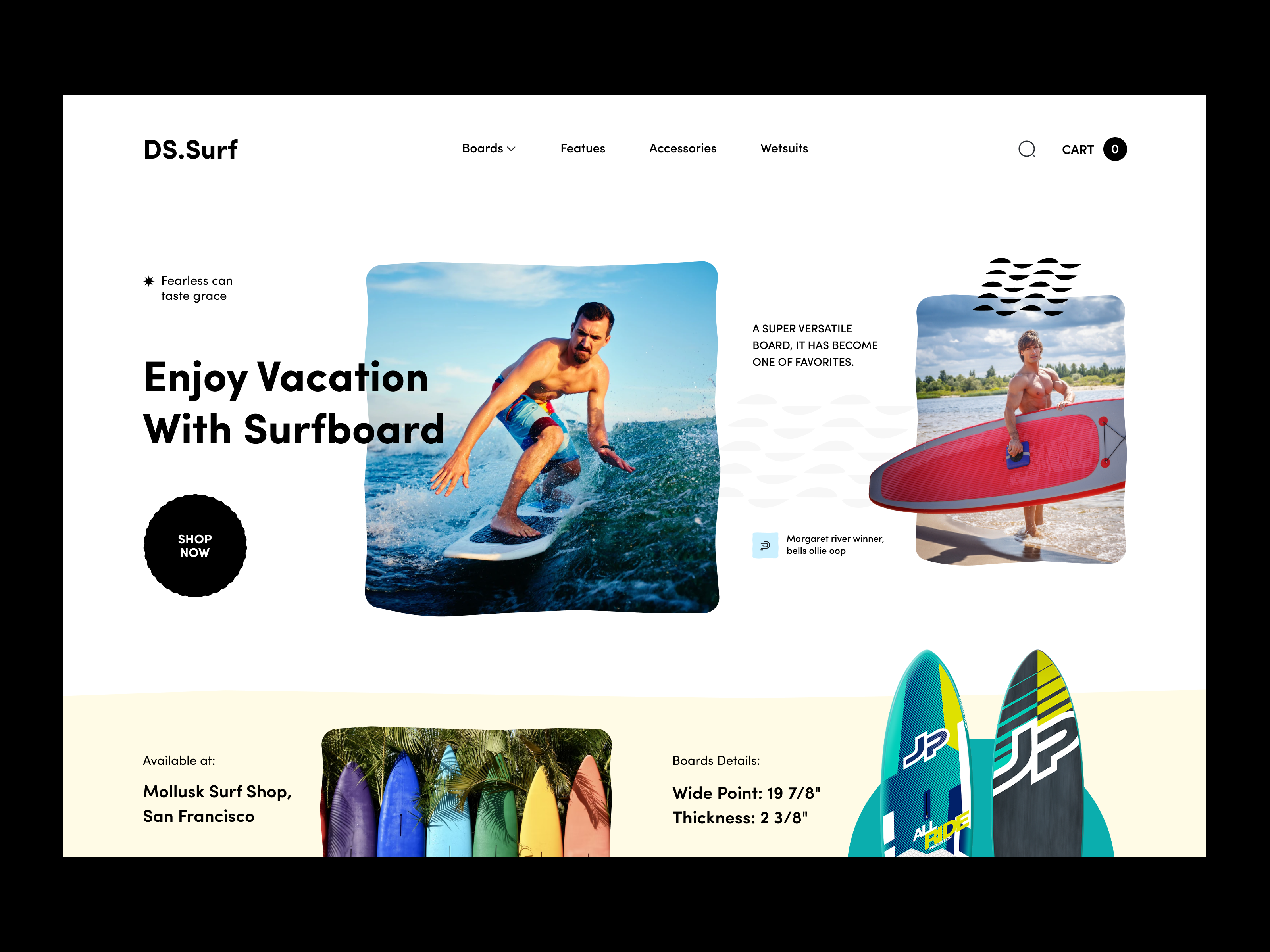 surf shop websites