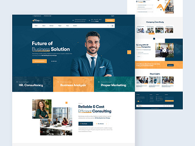 Finanix Consulting & Finance Solution Website consultancy firm consultancy website consulting finance finance website finanix footer header nft service theme ui ui design ux ux design website