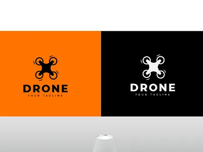 Drone Logo design drone race logo vector