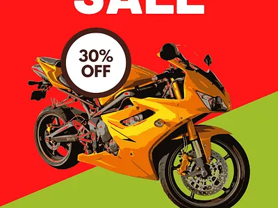 Bike Sale Flyer add branding desi design graphic design illustration vector