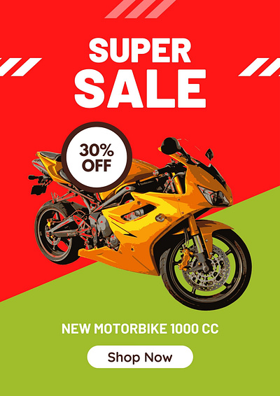 Bike Sale Flyer add branding desi design graphic design illustration vector