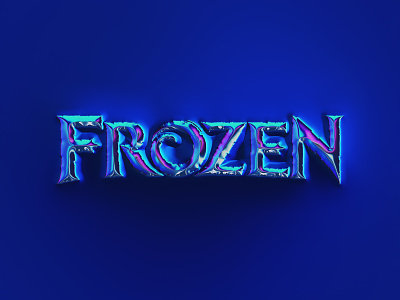 Frozen Neochromed 3d abstract art branding chrome chrometype colors design filter forge frozen generative graphic design illustration logo