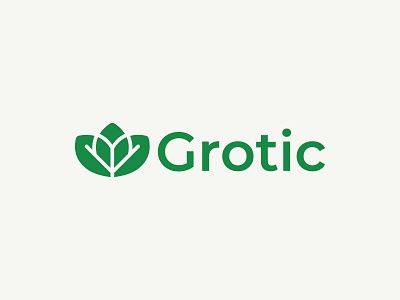 Minimalist Logo - Grotic Logo Design for Spa Center branding branding design business logo icon design leaf logo logo logo design logo design branding logodesign logofolio2022 logos logotrends2022 logotype minimal minimalist logo modern logo monogram logo spa logo tree logo visual identity