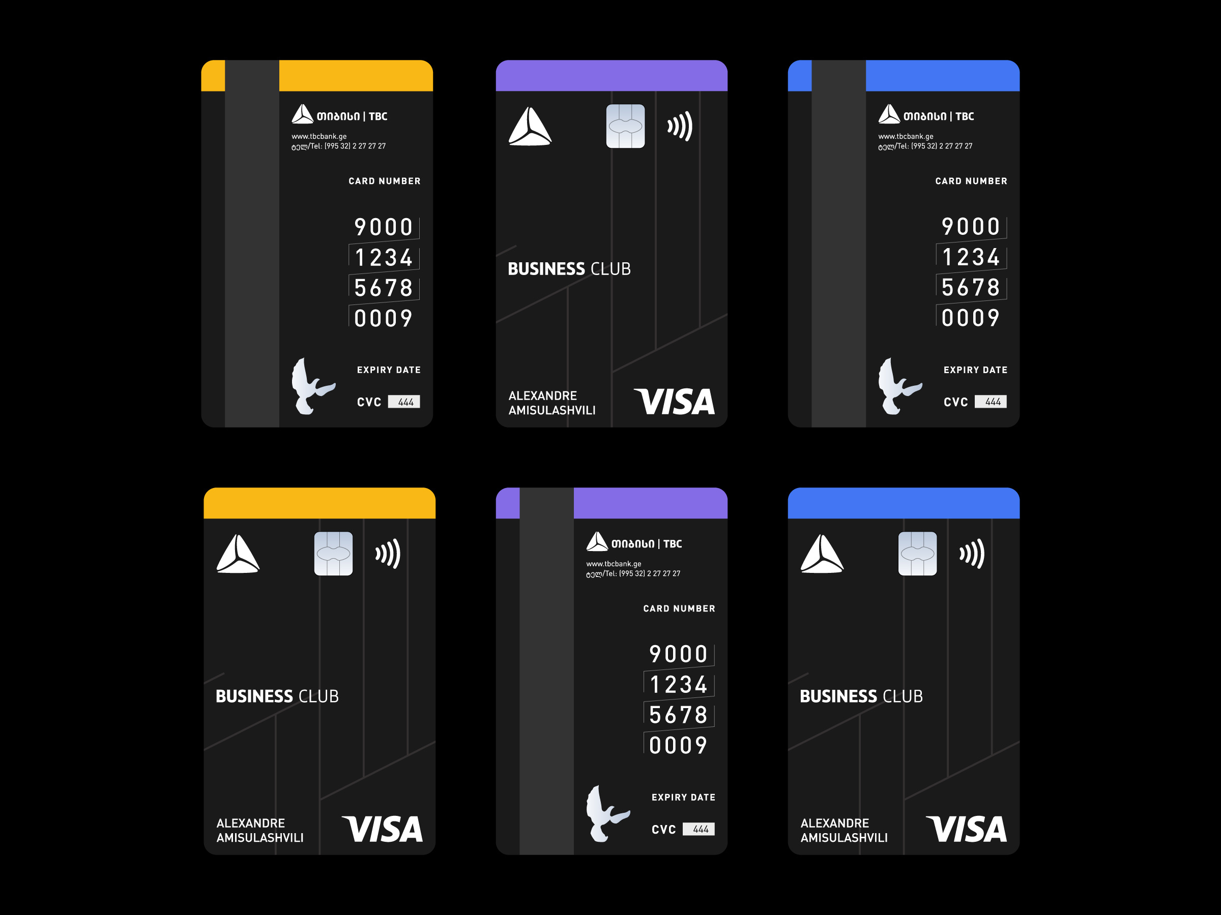 TBC Bank Cards by Shot Identity on Dribbble