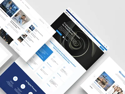 neDigital Website Design graphic design hubspot illustrations redesign ui uiux website design