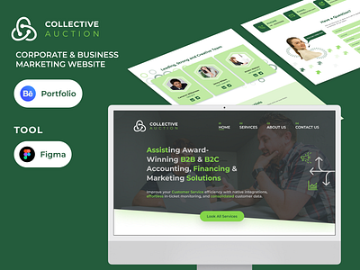 Corporate & Business Marketing Website | Web UI/UX Design business website company website corporate website digital marketing landing landing page ui marketing website product app design ui ui ux ui ux design ui ux designer web ui website