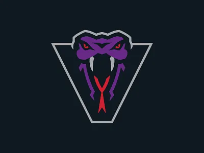 V for Vipers basketball brand branding design fangs identity illustration logo mascot mascot logo matthew doyle negative space reptile snake sport design sports v vector vipers