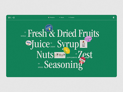 Weekly UI/UX Exercise #2 animation colorful design district2 studio fresh fruits illustration playful transition ui vietnam