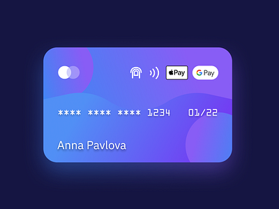 Credit Card card credit card design flat minimalistic ui