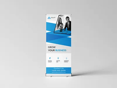 Roll-up banner Design For Recent Project banner branding corporate design creative design design graphic design illustration logo print
