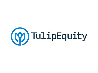 Tulip Equity Logo Design brand branding capital circle circular development equity finance financial flower geometric graphic design growth identity invest investment logo logomark logotype tulip